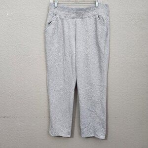Tek Gear Sweatpants Womens Large Relaxed Fit Gray Ultra Soft Fleece